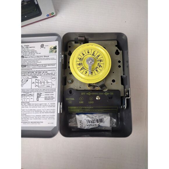 INTERMATIC T101 Series 40 Amp 120V 24-Hour Mechanical Time Switch - Picture 13 of 15